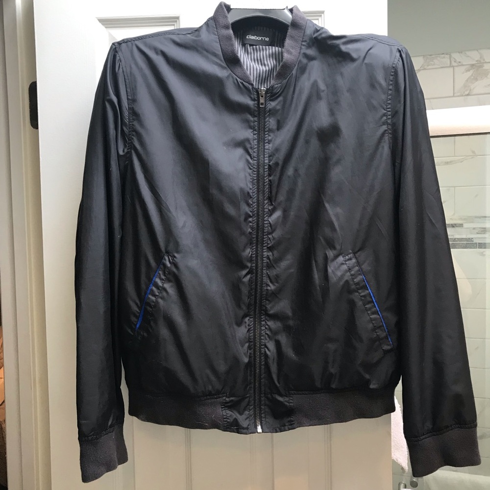 Claiborne Size L Dark Gray Jacket